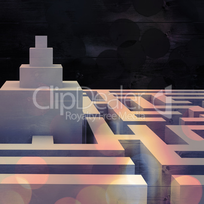 Composite image of maze