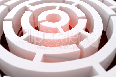 Composite image of circle maze