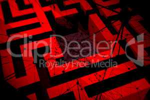 Composite image of maze