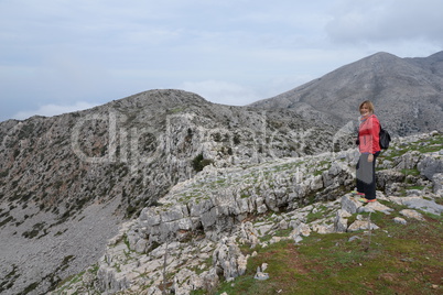 Aufstieg zum Karfi, Kreta