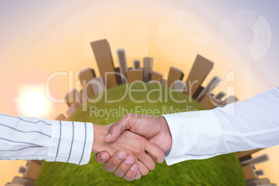 Business people shaking hands