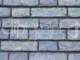 blue brick wall background