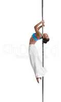 Image of artistic performer erotic pole dance