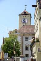 Kohlenmarkt und Rathausturm in Regensburg