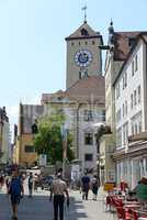 Kohlenmarkt und Rathausturm in Regensburg