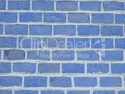 blue bricks background