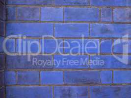 blue brick wall background