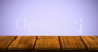 Composite image of wooden table