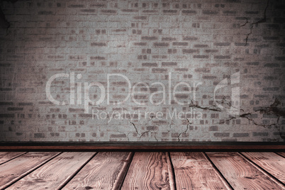 Composite image of wooden planks