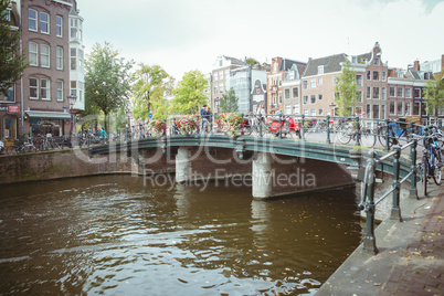 Canal in amsterdam