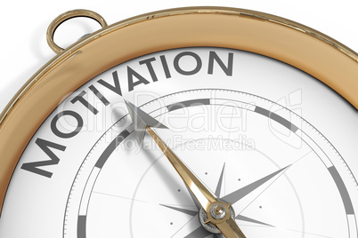 Compass pointing to motivation