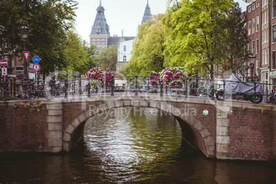 Canal in amsterdam