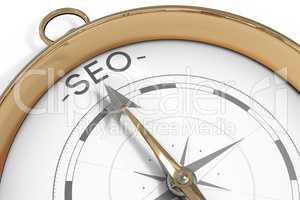 Compass pointing to SEO
