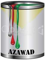 Paint match color of flag Azawad