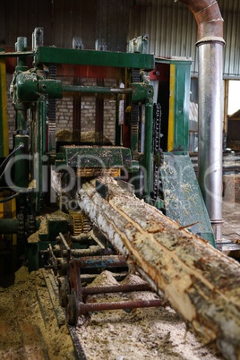 Image of timber machining at sawmill