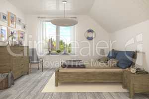 3d - maritime holiday flat