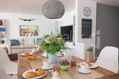 dining table - breakfast - shot 01