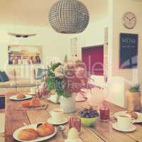 dining table - breakfast - shot 02 - retro style