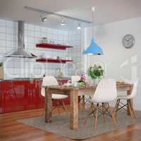 3d - modern kitchen interior - shot 30