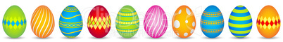 10 colourful easter eggs 2