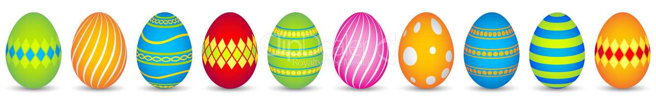 10 colourful easter eggs 2