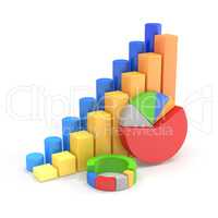 3d Colourful Charts