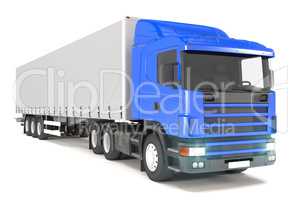 cargo truck - blue - shot 07