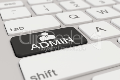 keyboard - admin - black
