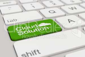 keyboard - cloud solution - green