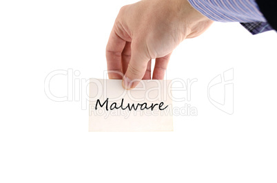 Malware text concept