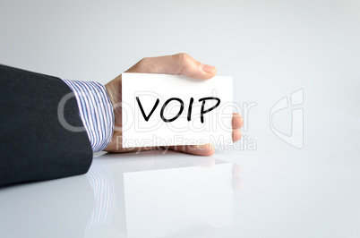 Voip text concept