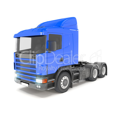 cargo truck - blue