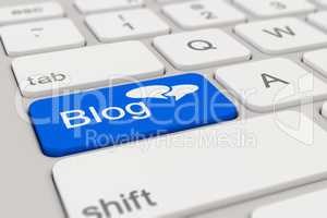 keyboard - Blog - blue
