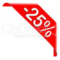 25 Percent Discount Offer