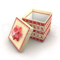 3D - Christmas Gift Box