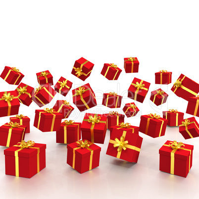 3D - Christmas Gift Boxes