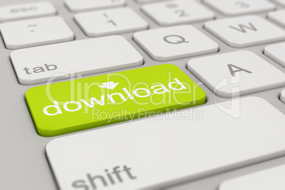 keyboard - download - green