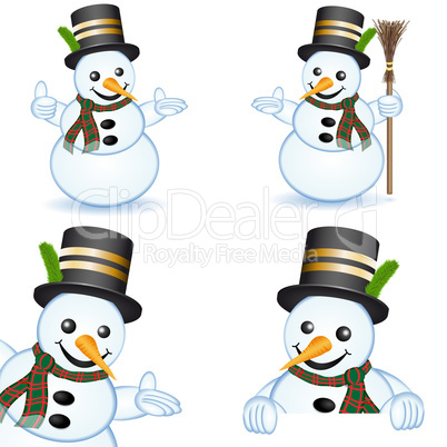 collection of snowmans