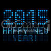 Display - 2015 Happy New Year - Blue