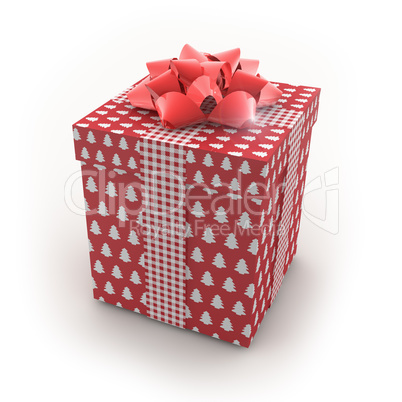 3D - Christmas Gift Box