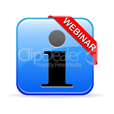 Webinar Button - Blue