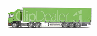 cargo truck - green