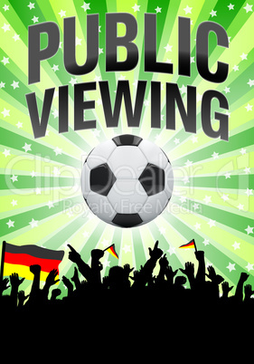 Public viewing flyer - green