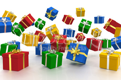 3D - Christmas Gift Boxes