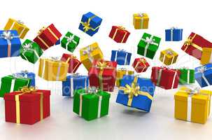 3D - Christmas Gift Boxes