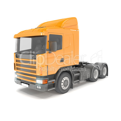 cargo truck - orange