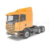 cargo truck - orange