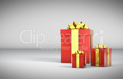 3D - Christmas Gift Boxes