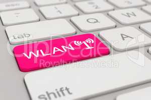 keyboard - WLAN - magenta