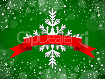 Christmas Greeting Card - Green